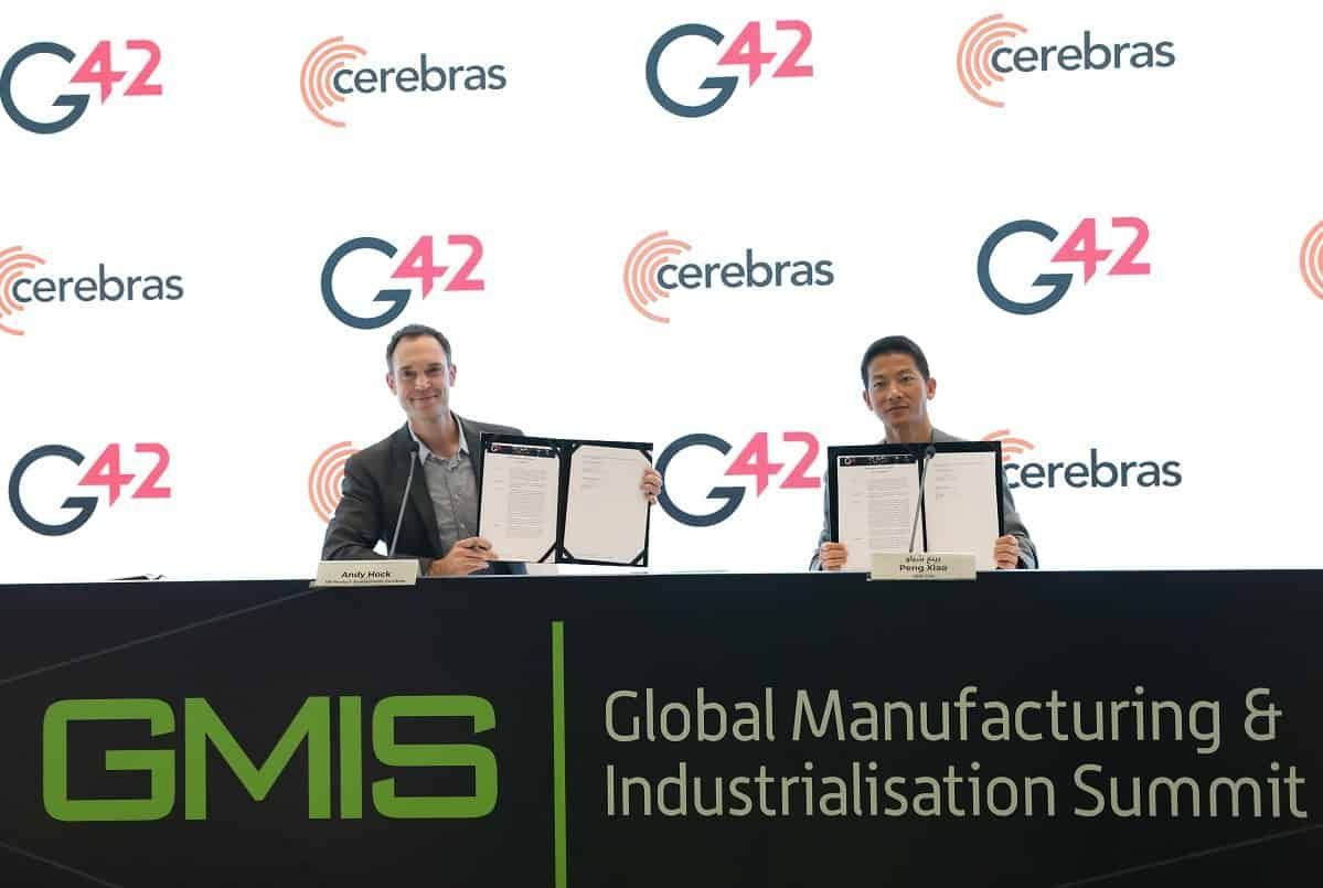 G42 and Cerebras sign MoU