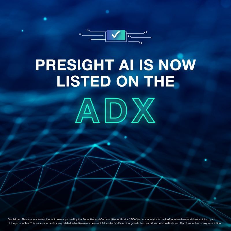 Presight AI now listed on the Abu Dhabi Securities Exchange