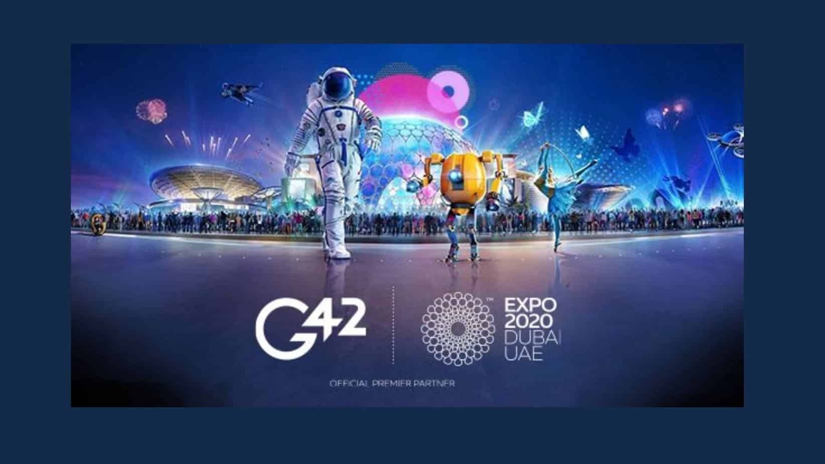 G42 is an Expo 2020 Official Premier Partner, Invent a Better Everyday, Abu Dhabi, UAE