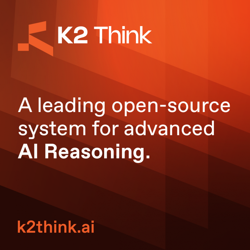 MBZUAI and G42 Launch K2 Think: A Leading Open-Source System for Advanced AI Reasoning