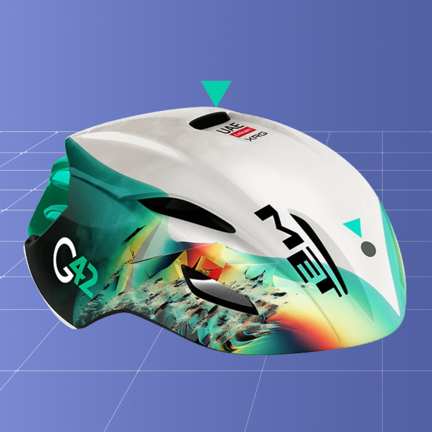 G42, UAE Team Emirates-XRG unveil first AI-designed cycling helmet