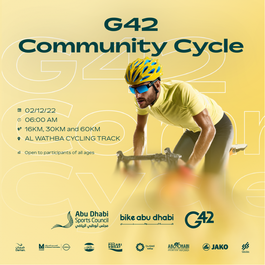 G42 and Abu Dhabi Sports Council organize National Day community cycling challenge