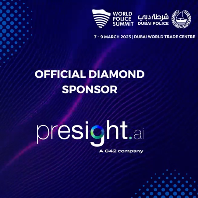 Presight AI to showcase its advanced public safety solutions at World Police Summit 2023