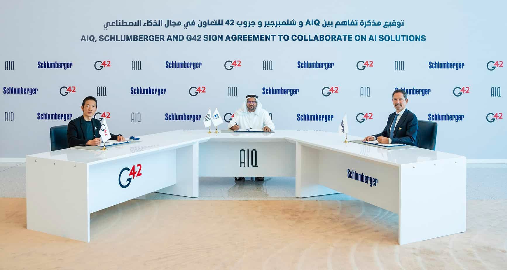 G42, AIQ, Schlumberger Sign Agreement to Advance AI and Data Solutions