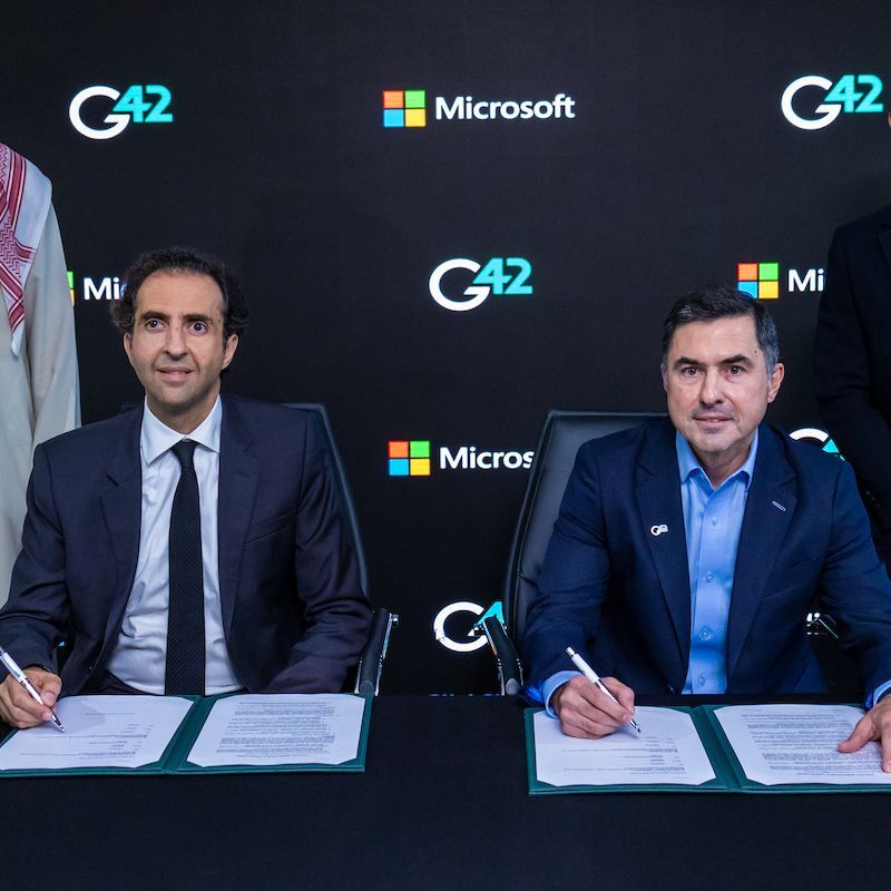 G42 teams up with Microsoft