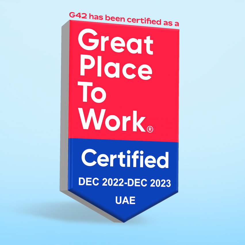G42 recognized as a Great Place To Work
